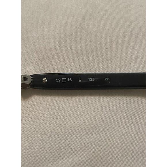 CALVIN KLEIN 5596 961 Eyeglasses Frame 52-16-135 Black/White Polished RZ06 - Picture 4 of 8